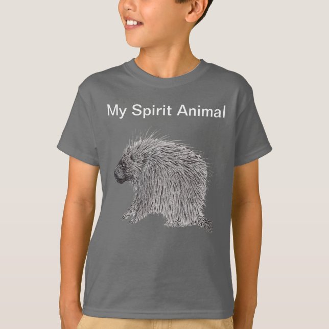 Camiseta My Spirit Animal Porcupine (Anverso)