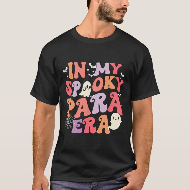 Camiseta My Spooky Para Era Halloween Retro Groovy Ghost Pa (Anverso)