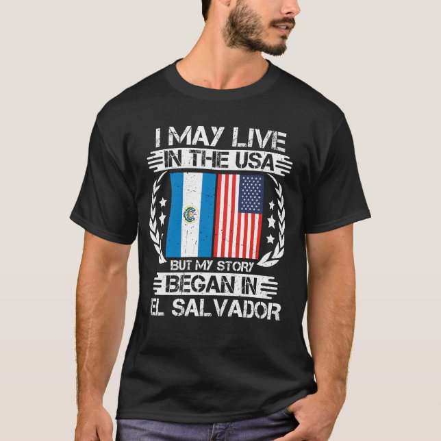 Camiseta My Story Began In El Salvador (Anverso)