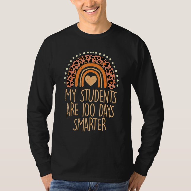 Camiseta My Students Are 100 Days Smarter 100th Day of Scho (Anverso)
