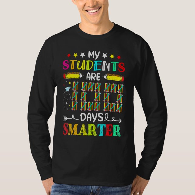 Camiseta My Students Are 100 Days Smarter Happy 100th Day O (Anverso)