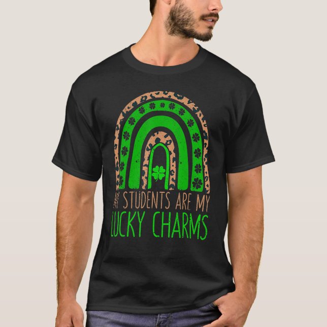 Camiseta My Students Are My Lucky Charms Teacher St Patrick (Anverso)