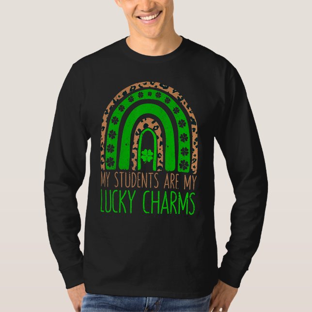 Camiseta My Students Are My Lucky Charms Teacher St Patrick (Anverso)