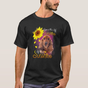 Camiseta My Sunshine Cocker Spaniel Dog With Sunflowers