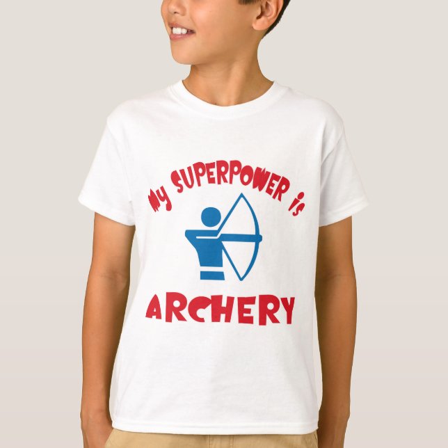 Camiseta My Superpower is Archery (Anverso)