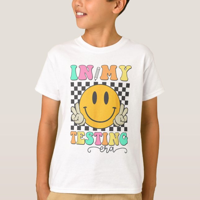Camiseta My Testing Era Rock the Test Day Smile Hip (Anverso)