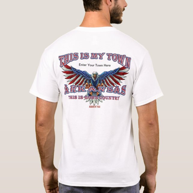 Camiseta My Town Arkansas (Reverso)