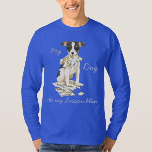Camiseta My Toy Fox Terrier comió mi plan de clases