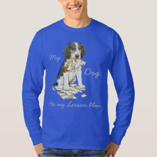 Camiseta My Treeing Walker Coonhound Ate Mi Plan de Leccion