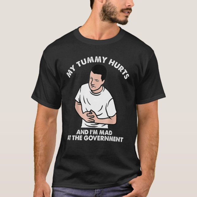 Camiseta My Tummy Hurts (Anverso)
