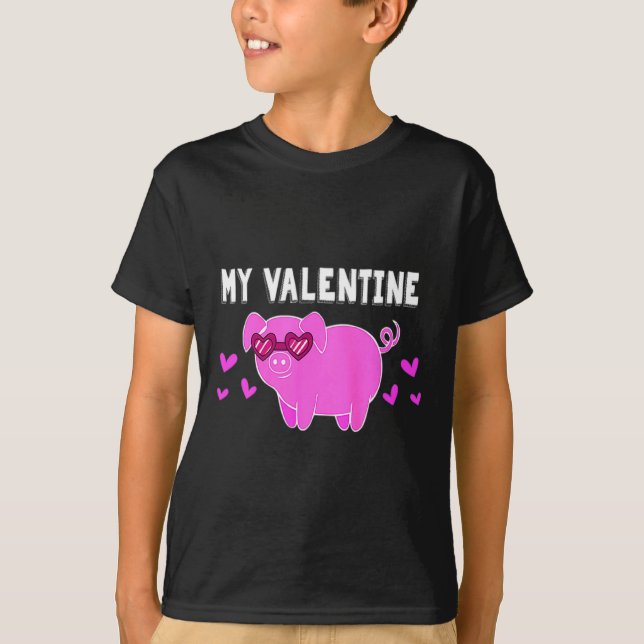 Camiseta My Valentine G Farmer Pet Owner Love Valentines  (Anverso)