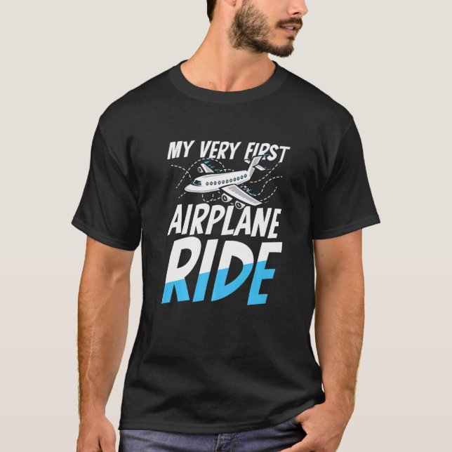 Camiseta My Very First Airplane Ride for a Airline Passenge (Anverso)