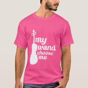 Camiseta My Wand Me Eligió Música Violinista -