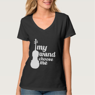 Camiseta My Wand Me Eligió Música Violinista -