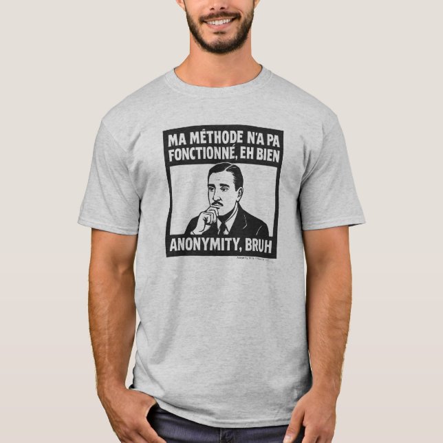 Camiseta My Way Didn't Work - French - Men's Basic T-Shirt (Anverso)