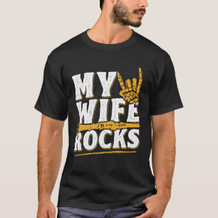Camiseta My Wife Rocks  Fluting & Flute