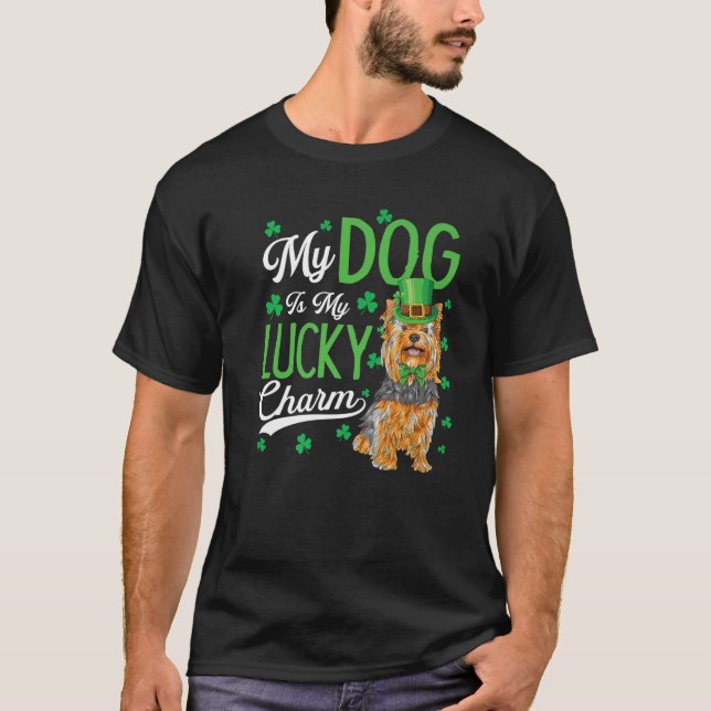 Camiseta My Yorkshire Terrier Es Mi Afortunado Encanto Grac (Anverso)