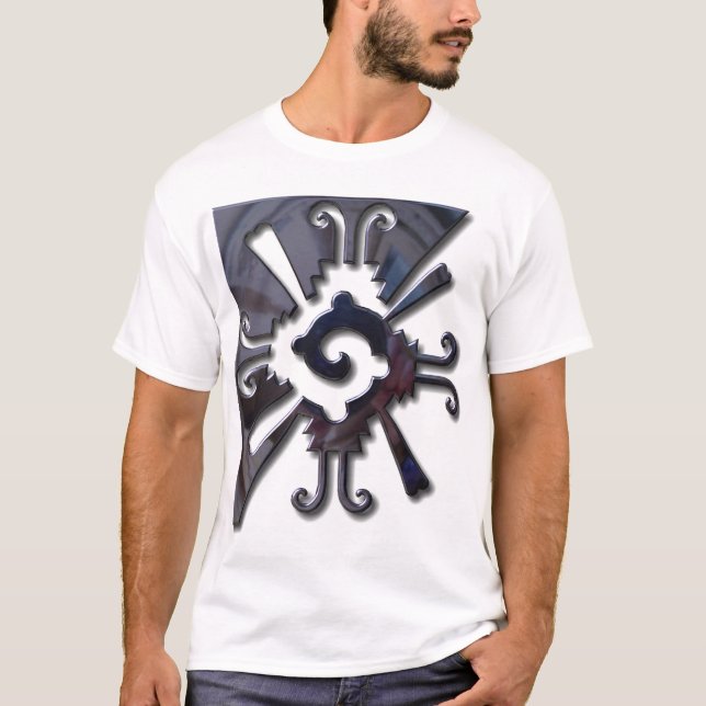 Camiseta Myan Hunab Ku - cromo negro (Anverso)