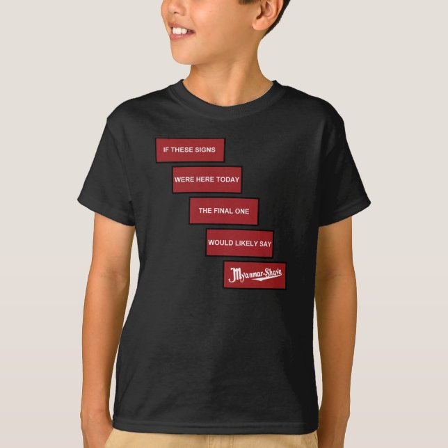 Camiseta Myanmar-Afeitado - Birmania-Afeitado actualizado (Anverso)