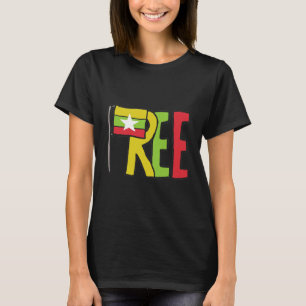 Camiseta Myanmar libre