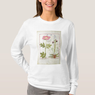 Camiseta Myanthos del Paeonia o Peony, y de Orchis
