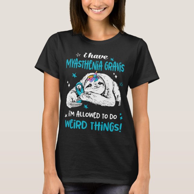 Camiseta Myasthenia Gravis Awareness Month Ribbon Gifts (Anverso)