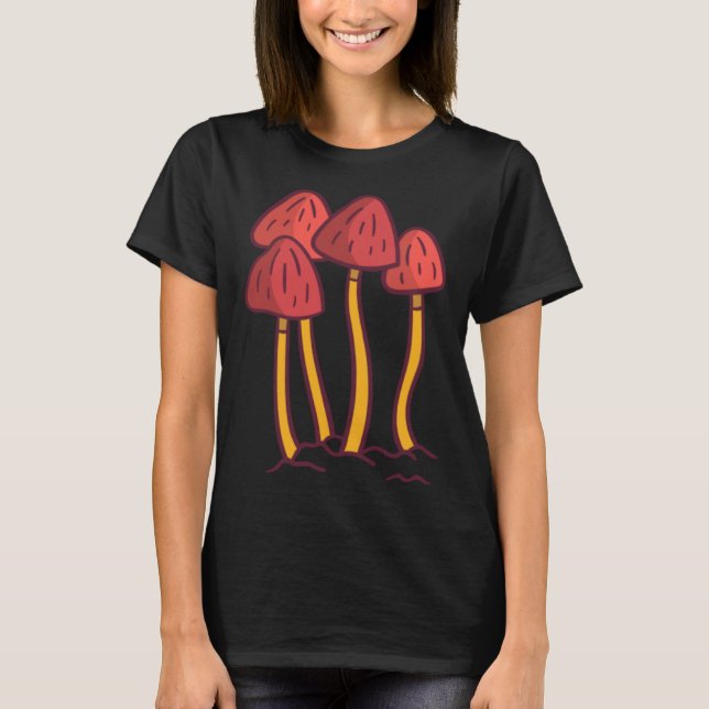 Camiseta Mycology Fungi Foraging Mushroom Whisperer Red Shr (Anverso)