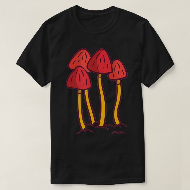 Camiseta Mycology Fungi Foraging Mushroom Whisperer Red Shr (Diseño del anverso)