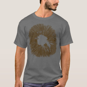 Camiseta Mycology Mushroom Stencil de impresión