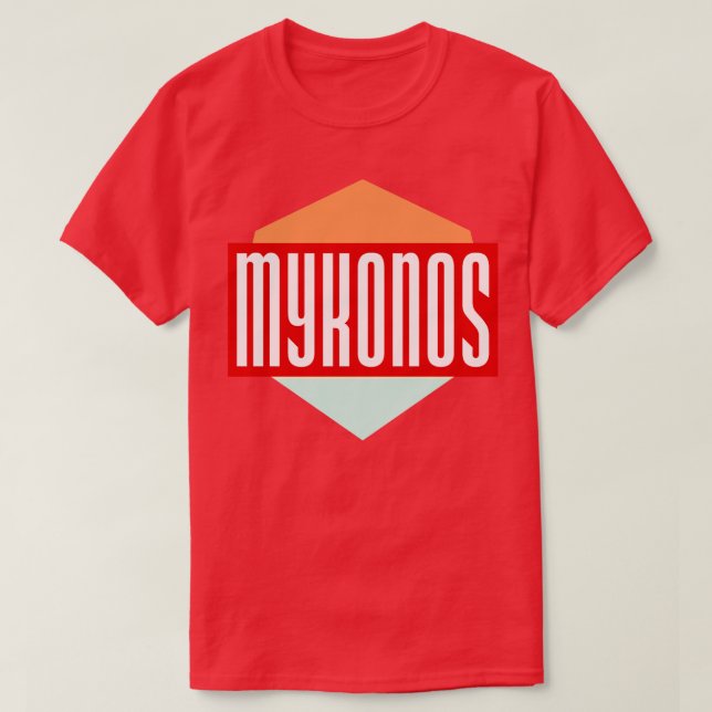 Camiseta Mykonos (Diseño del anverso)