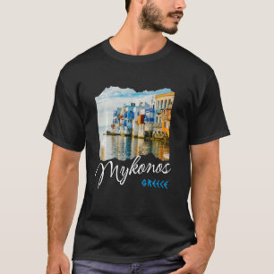 Camiseta Mykonos Souvenir Mykonos Grecia Mykonos