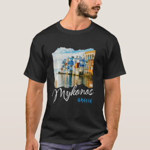 Camiseta Mykonos Souvenir Mykonos Grecia Mykonos