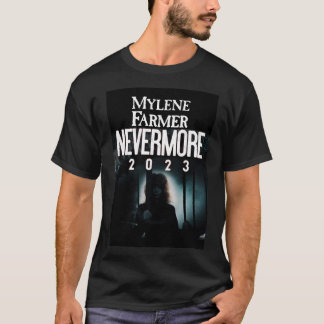 Camiseta MYLENE FARMER NEVERMORE 2023 retro chico divertido