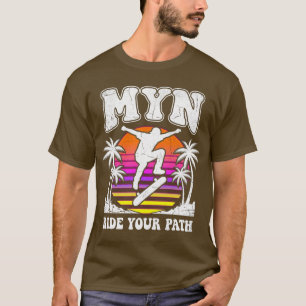 CAMISETA MYN // RIDE TU CAMINO RETRO SKATE TEE