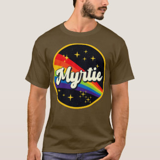 Camiseta Myrtie Arcoiris en el espacio Estilo de cosecha
