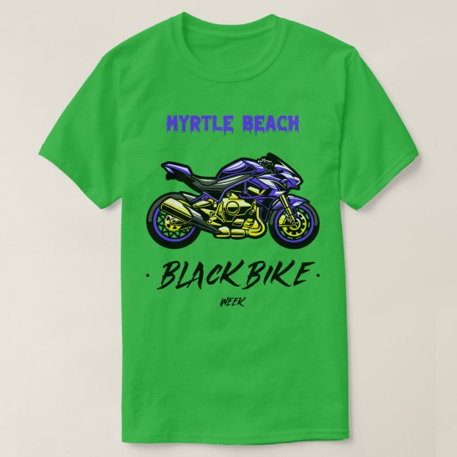 Camiseta Myrtle Beach Black Bike Week (Diseño del anverso)