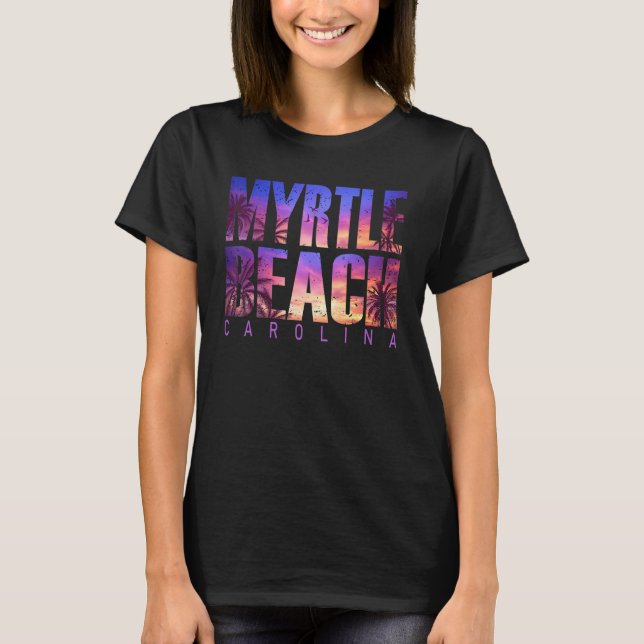 Camiseta Myrtle Beach Carolina Summer Vacation Matching Fam (Anverso)