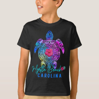 Camiseta Myrtle Beach Carolina Tie Dye Sea Turtle Vacation