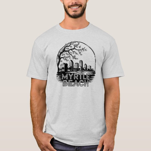 Camiseta Myrtle Beach City South Carolina USA (Anverso)