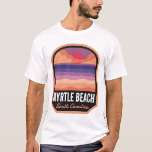 Camiseta Myrtle Beach SC Retro Sunset