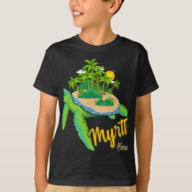Camiseta Myrtle Beach South Carolina Beach Turística Mar Oc (Anverso)
