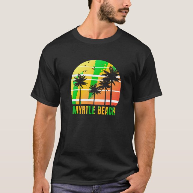 Camiseta Myrtle Beach South Carolina Vacation Souvenir T Sh (Anverso)
