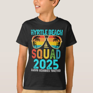 Camiseta Myrtle Beach Squad 2025 Vacation Friends Mamáes fa