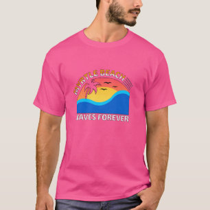 Camiseta Myrtle Beach Waves Forever Trip Sea Summer Vacatio