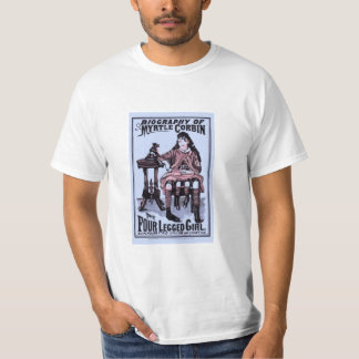 Camiseta Myrtle Corbin el chica Legged cuatro