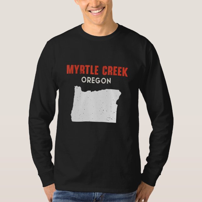 Camiseta Myrtle Creek Oregon USA State America Travel Orego (Anverso)