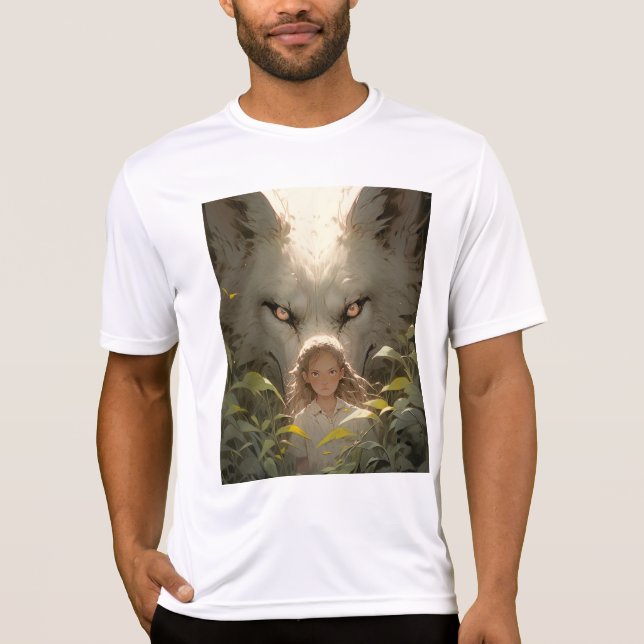 Camiseta Mysasy Wolf Guardian Anime (Anverso)