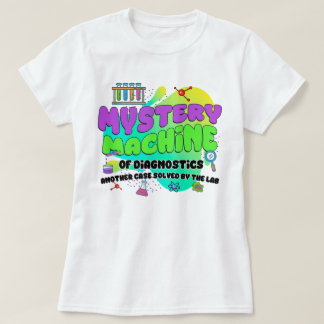 Camiseta Mystery Machine Diagnostics Lab Científico médico