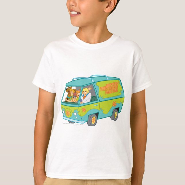 Camiseta Mystery Machine Fright (Anverso)