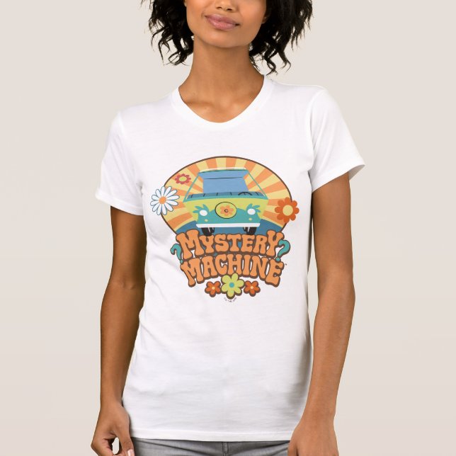 Camiseta Mystery Machine Van Floral Graphic (Anverso)